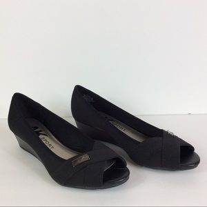 anne klein sport cloudless wedge pump